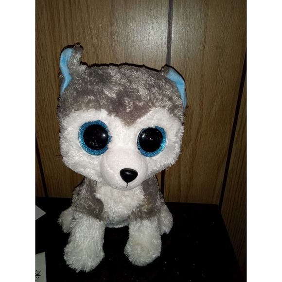 TY Beanie 9" SLUSH & Livvie Leopard 6" & Miyon Husky Dog Plush Stuffed Animal - Picture 14 of 16